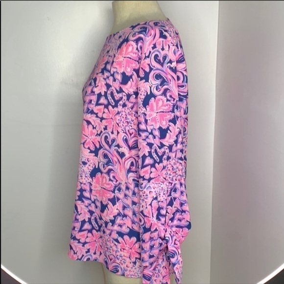 Lilly Pulitzer Langston in Indigo Love You Bunches - Picture 5 of 11